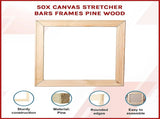 50x Canvas Stretcher Bars Frames Pine Wood V63-952551
