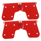 2-Pack Attic Ladder Replacement Hinges, Step Ladder Hinges, Telescopic Ladder Attachments, V1369-AZ3-W-17125