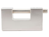 High Security Padlock Rectangular Thick Shackle AntiTheft Iron DShaped Door Lock V1294-YM0901-3114200082511