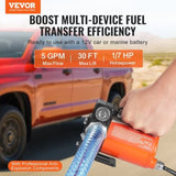 VEVOR Fuel Transfer Pump 12V 5.3 GPM 1/10 HP Diesel Pump with Auto Fuel Nozzle V952-FBBMG37GPM11Y1A3HV9