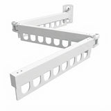 CARLA HOME 3-Fold Wall Mounted Clothes Drying Rack, Laundry Space Saver, White V178-36544