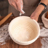 2 x 9" Sourdough Bread Proofing Set Bread Making Kit Round Bowls V63-847701