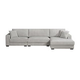 Modular Fabric Chaise Sofa V43-SOF-DNALD