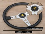 Universal Prototipo Wheel, JDM Sports Wheel, SIM Racing Wheel, 35.56 cm V1102-805-10858-BLK