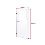 800 x 2100mm Frameless 10mm Safety Glass Shower Screen V63-828951