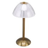Industrial LED Table Lamp USB Rechargeable Rustic Desk Lamp Stepless Dimmmable Bedside Night Light V1294-YM0703-3119230026211