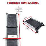 Furtastic Heavy-Duty Aluminium Telescopic Dog Pet Ramp RAM-PET-TC2