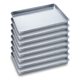 SOGA 8X Aluminium Oven Baking Pan Cooking Tray for Bakers Gastronorm 60*40*5cm GASTRONORMPLATE6040X8