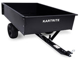 Kartrite 816kg Heavy-Duty Steel Dump Cart with Quick-Release Dumping Handle TLY-SPR-180-BK