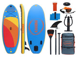 Kahuna Hana 10FT Inflatable Stand Up Paddle Board iSUP Package Adjustable Paddle, Pump, Backpac IFB-HLE-305-BU-781
