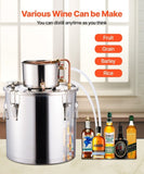 Moonshine Still 8 Gal Water Alcohol Distiller Brewing Kit Stainless Steel V952-DLNTZLQYS8JLWJXVZV3