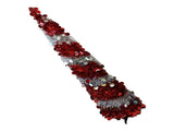 Retractable Xmas Tree Small Foldable PVC Holiday Decoration Supplies Red White 150x33cm V1294-YM0901-3115240111811