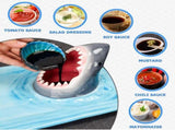 Creative Shark Sushi Plate,Blue Ceramic Shark Plate,Shark Shaped Serving Platter,Food Serving Tray V1189-LWWAL-20260401-07100