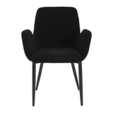 Charcoal Embrace Boucle teddy Sherpa Fabric Armchair Set V264-DNC-420V-CHL-02-1