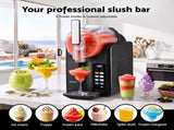 Devanti Slushie Machine 2L Frozen Drink Maker Ice Cream Cocktail Slush Maker Black SLS-CR03-2L-BK