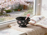 Heart Handle Ceramic Mug, 4.53In Floral Coffee Cup, Gift Box Included, Gift Box Set for Mothers V1369-AZ3-W-10481