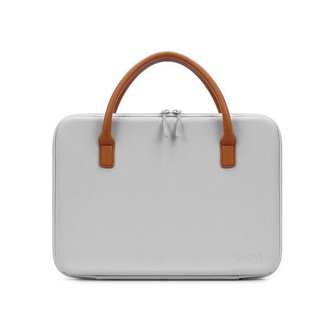 Waterproof Multifunctional Computer Bag - Gray Leather Wear-Resistant PRL-1093922060DBT_NZ