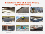 Plastic Sheeting Heavy Duty 10' x 100', 6 Mil Thick Plastic Sheeting Roll, Plastic Drop Cloth V952-SLM10FT100FT75M0GV0