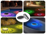 Floating Solar Pool Lights with UV Sterilization, Remote Control, 9 Color Modes, IP67 Waterproof, V1341-ZY-MAS9CHAE-2PCSUVSTERILIZATION