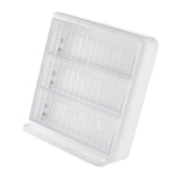 Wall Mounted Coffee Capsule Holder Clear Acrylic Compact Tea Bag Storage Rack for Office L Two Layer V1294-YM0710-3117230304312