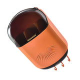 Wall Mounted Chopsticks Holder Dust Prevention 3 Compartments Large Capacity Draining Utensil V1294-YM0626-3118230011313
