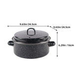 Enameled Roasting Pan for Holiday Meals, Baking Dish, 1 Pack for Oven Cooking V1366-AZ2-W-15766