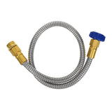 304 Stainless Steel Garden Hose for Outdoor Watering and Tools, and Flexible, 1 Set V1366-AZ2-W-20404