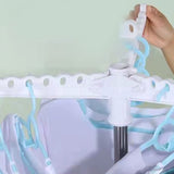 Clothes Drying Rack 360 Degree Rotating Folding Design Reliable Load Bearing Stainless Steel Laundry V1294-YM0716-3117220157211