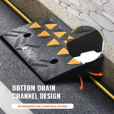 Rubber Curb Ramp 10.8 cm Rise Height Sidewalk Curb Ramp, 30 cm Width 50 cm Length Driveway Ramp for V952-SJDLYPDGB1197IMYQV0