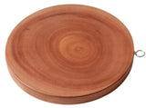 Round Wooden Chopping Board, 30 cm Natural Hardwood Kitchen Cutting Board V1188-MS-617-136