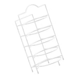 5 Tier Dish Storage Rack Food Preparation Serving Stand Kitchen Plate Organizer for Hot Pot Family V1294-YM0901-3118250143311