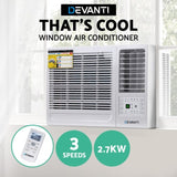 Devanti Window Air Conditioner 2.7kW WAC-09H-WH
