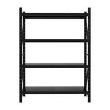 2Mx1.5M Giantz Garage Shelving Warehouse Rack Black WR-F-20150-200BK-ABC