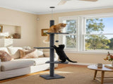 CARLA HOME Floor to Ceiling Cat Tree Tower with Adjustable Height 230-286cm for Indoor Cats LSB-36388
