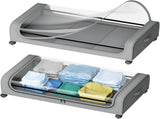 Set 2 Pcs XXL Under Bed Rolling Storage Containers with 50L Large Capacity and Wheels V178-36130