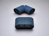 Lexon Ray Clock Lcd Alarm Clock With Temperature / Humidity Display - Blue V398-LD-LR155OB3