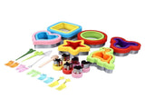 26PCS Sandwich Cutter and Sealer Set Stainless Steel Bread Cookie Vegetable Fruit Cutters Shapes V1294-YM0901-3118230321211