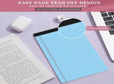 4-Pack A4 Notebook Set 50-Sheet Lined Memo Pads 6 Colors V1366-AZ2-W-15919
