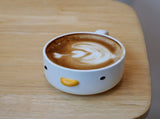 Funny Duck Coffee Cup, Handmade Glaze Cute Mug, Safety Ceramic Milk Latte Mugs, 7oz Espresso Cup. V1370-AZ4-06309