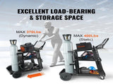 Welding Cart, 3-Tier Welder Cart Heavy Duty with 400 Lbs Weight Capacity, 360&deg Swivel Wheels, Tank V952-SCHJTC400LB18XD9NV0