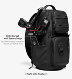 15inch Muti-Pockets Camera Sling Bag Fits Thee Lens - Water Resistant Photography Backpack with V888-ELOSUNG55724