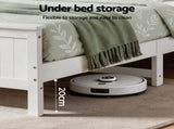 Artiss Queen Bed Frame with Storage Headboard and Footboard Wooden Bed Base White WBED-F-S1-Q-107-AB