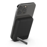 Belkin BoostCharge 5K mAh Magnetic Wireless Power Bank USB-C Cable Stand - Black , V1202-V2-MPA-BPD004BTBK