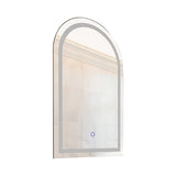 Arched LED Wall Mirror Bathroom Mirrors Makeup Anti-fog 600mm x 1000mm V63-850381