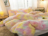 Colorful Plush Seville Eden Quilt / Doona / Duvet Cover set V745-AQ030042Q3