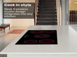 EuroChef 90cm 5 Zone Ceramic Cooktop, 8900W Electric, FlexiZone Adjustable Size Hobs, Touch Controls V219-COKCCTEC951A