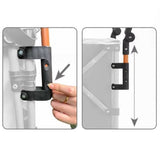 Folding Handcart Push Handle Trolley Handle Attachment Removable Foldable Beach Cart Handle Utility V1366-AZ2-W-14507