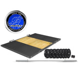 CORTEX 3m x 2m 50mm Weightlifting Framed Platform + 230kg Olympic V2 Weight V420-CSST-PF30205-G