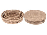 Hanging Fruit Basket Rattan 3 Tiers Multifunctional Foldable Elegant Style Easy Installation Hanging V1294-YM0715-3118210370211