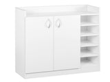 Artiss Shoe Rack Cabinet 21 Pairs Adjustable Shelves White Clair FURNI-SHOE-21-WH-AB